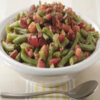 Slow-Cooked Green Beans, Tomatoes and Bacon image