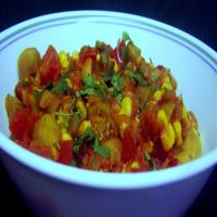 Curried Okra With Tomato_image