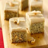 Banana-Cashew Bars with Browned Butter Frosting_image