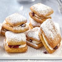 Cream-Filled Cranberry Tea Cakes image