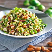 Shaved Brussels Sprouts Salad with Bacon Vinaigrette Recipe - (4.4/5)_image