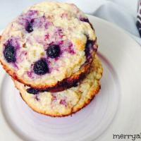 Delicious Lime Blueberry Muffins_image