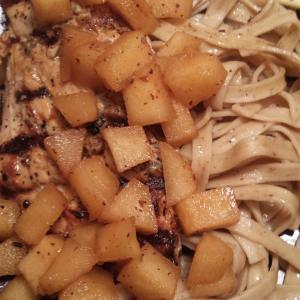 Apple Cider Chicken with Noodles_image