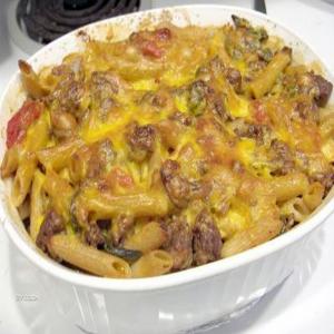 Burger Baked Penne With Spinach image