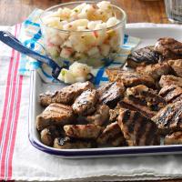 Grilled Pork with Pear Salsa_image