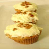 Banana Muffins With Mascarpone Cream Frosting or Spread image