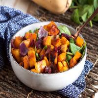 Roasted Butternut Squash with Spinach and Cranberries_image