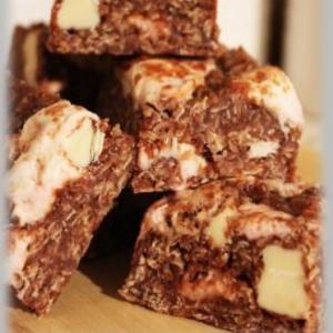 Double Chocolate & Marshmallow Flapjacks image