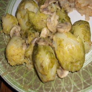 Brussels Sprouts in Honey Dijon Onion Sauce image