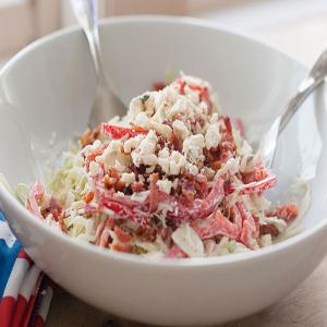 Red, White and Blue Cheese Coleslaw_image