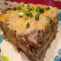 Hash brown, Egg, Sausage, and Gravy Casserole_image