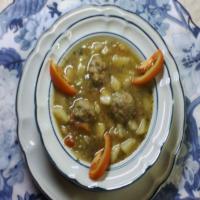 Potato Soup with Meat Dumplings image
