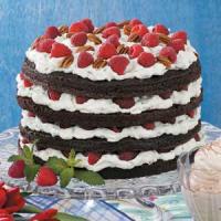 Raspberry Chocolate Torte image