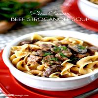 Slow Cooker Beef Stroganoff Soup Recipe - (4.6/5) image