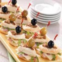My Ham 'n Cheese Party Finger Sandwiches_image