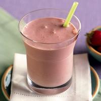 Coconut, Strawberry, and Banana Smoothie image