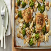 Roasted Chicken and Vegetables Sheet-Pan Dinner (Cooking for 2) image