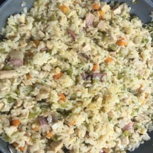 Chicken & Bacon With Vegetables and Orzo/Rice image