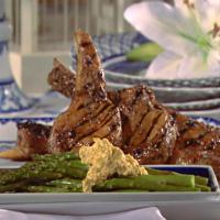 Roasted Asparagus with Cashew-Curry Mayonnaise_image
