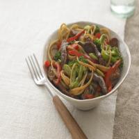 Beef and Noodles Bowl with Vegetables_image
