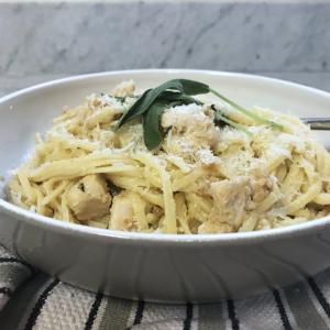 Linguine with Sage and Chicken_image