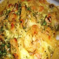 Cajun Macaroni and Cheese With Shrimp image
