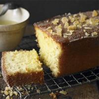 Lime & ginger drizzle cake image