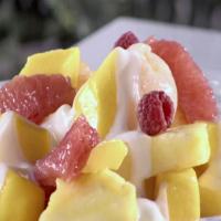 Morning Mango Fruit Salad with Key Lime Yogurt image