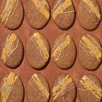 Spiced and Glazed Molasses Cookies image