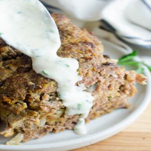 Meatloaf with Herbed Cream Sauce_image