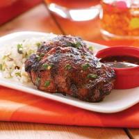 Grilled Five-Spice Chicken Thighs with Soy-Vinegar Sauce & Cilantro_image