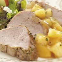 Pork with Savory Quince Compote_image