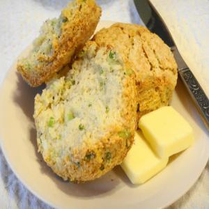 Buttermilk Biscuits With Green Onions, Black Pepper and Sea Salt_image