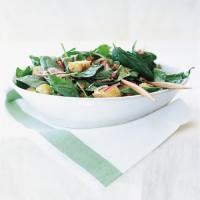 Spinach Salad with Hot Bacon Dressing_image
