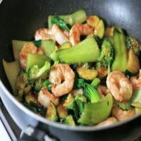 Teriyaki Shrimp and Vegetable Stir-Fry image
