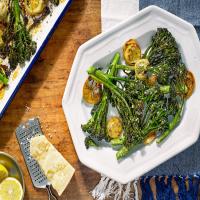 Roasted Broccolini and Lemon With Parmesan_image
