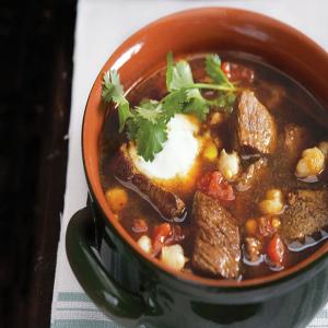 Beef Pozole with Cheddar Cheese_image