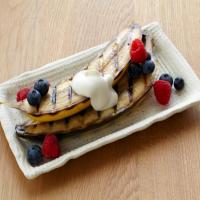 Grilled Bananas with Maple Creme Fraiche image