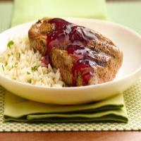 Grilled Pork Tenderloin with Raspberry-Chipotle Sauce image