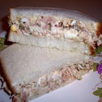 Ham, Pickle & Egg Salad Sandwich_image