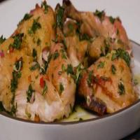 Roast Chicken with Anchovy Chimichurri Sauce_image