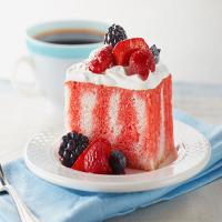 Summer Berry Poke Cake image