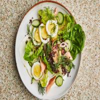 Breakfast Salad with Smoked Trout and Quinoa image
