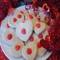 Valentine Cinnamon Shortbread Cookies image