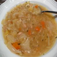 French White Bean and Cabbage Soup_image