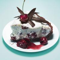 White Chocolate-Cherry Mousse Pie image