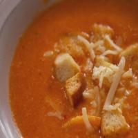Spicy Tomato and Cheddar Soup image