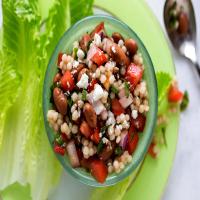 Israeli Couscous, Bean and Tomato Salad image