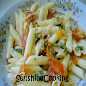 Solar Cooked Roasted Tomatoes & Onions Pasta_image