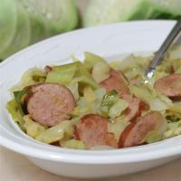 Polish Link Sausage and Cabbage image